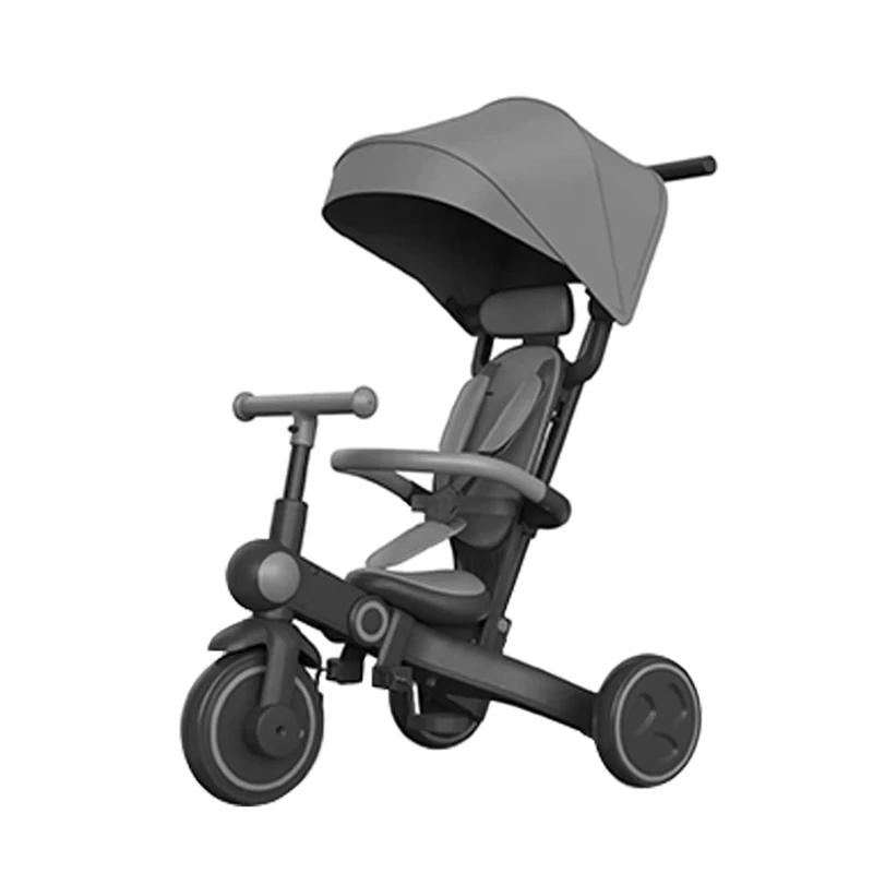 OEM CUSTOM Multi functional 3 Wheels Canopy Putter Kids Tricycle Trike for Children 2 5years Ride on Car