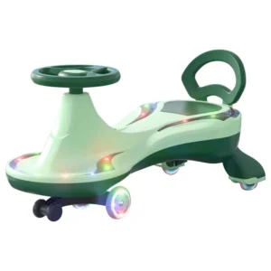OEM Children’s Swing Car Toy Plastic Baby Ride on Car Toy Kids Sliding Swing Car With Music and Light