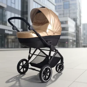 OEM Customized Baby Stroller Carrycot Cradle Travel System Aluminum Alloy Frame Linen Cover 20 22kg Load Capacity 0 3 Years