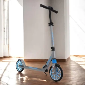 OEM Factory’s 8 Inch PU Wheels Kick Scooter Adjustable Foot Scooter for Kids Teens & Adults with 200mm Wheels Max Load 240LB
