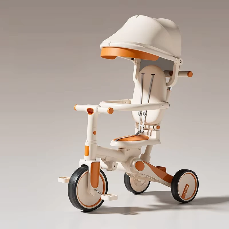 OEM Kid Trike Toddler Tricycle With Pedal 3 Wheel Children Tricycle Baby Ride on Car 8 in 1 Baby Trike Tricycle for Kids