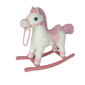 OEM ODM Baby Kids Ride on Wooden Rocking Plush Animal Horse