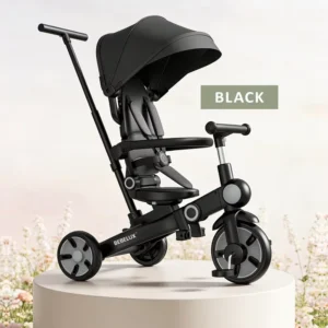 OEM ODM Custom Tricycle Kids Baby 9 in 1 Foldable Kids Tricycle Kids Baby Lightweight Toddler Tricycle for Kids