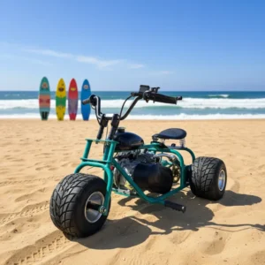 OEM ODM New 212cc 4 Stroke Inflatable 5 Inch Tires Gas Powered Pedal All Terrain Go Kart Tricycle Hydraulic Disc Brake Outdoor