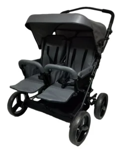 OEM Outdoor Adjustable Foldable Twin Baby Stroller One Hand Pushchair with Side by Side Feature for Prams