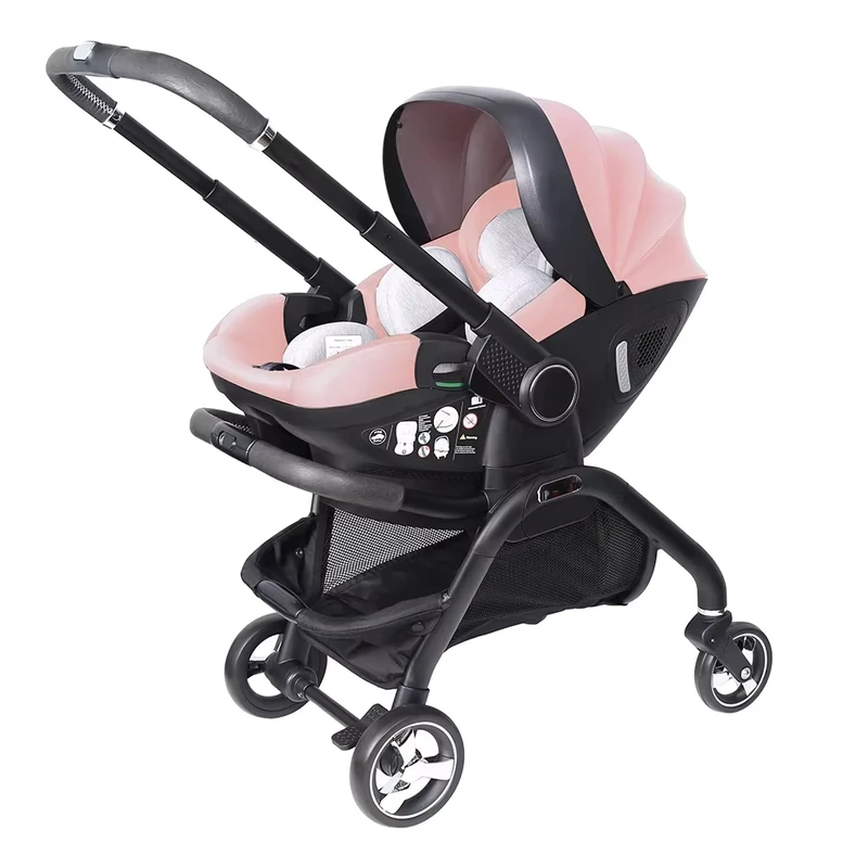 OEM R129 Car Seat Stroller 2 in 1 Baby Travel System Foldable Lightweight Newborn Infant Stroller