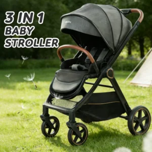 OEM&ODM Lightweight Baby Stroller 3 in 1 With Car Seat and One Hand Folding Baby Strollers for Babies