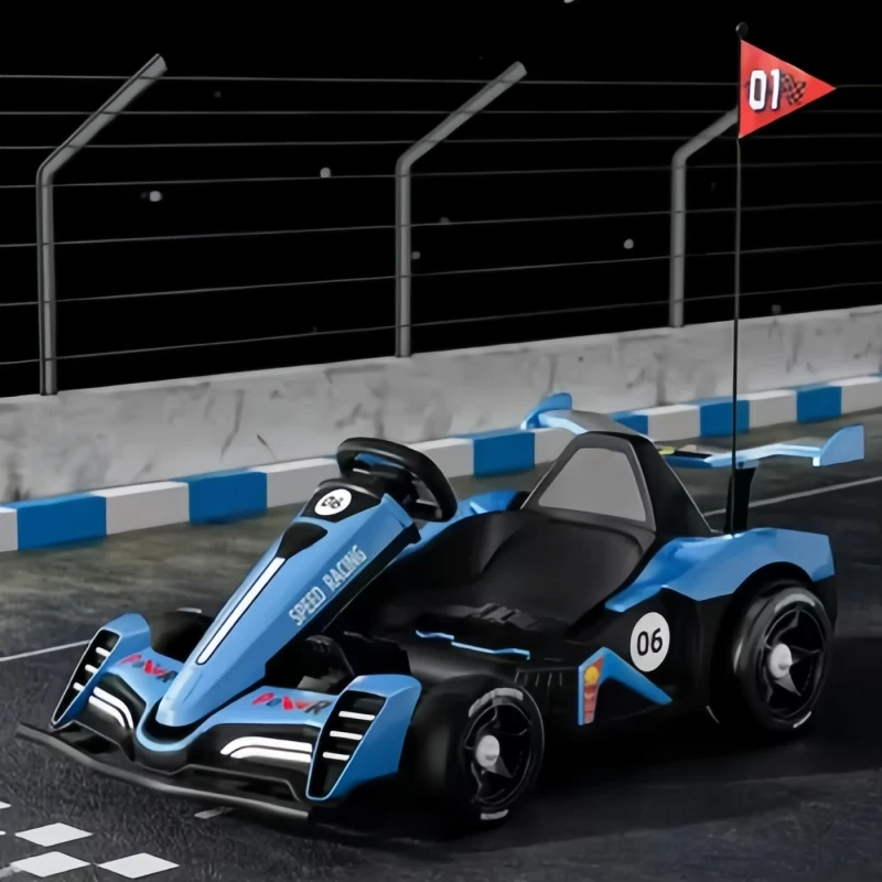 OYT Plastic Electric F1 Car with Remote Control for 12 Years Old Kids Ride-On Cars