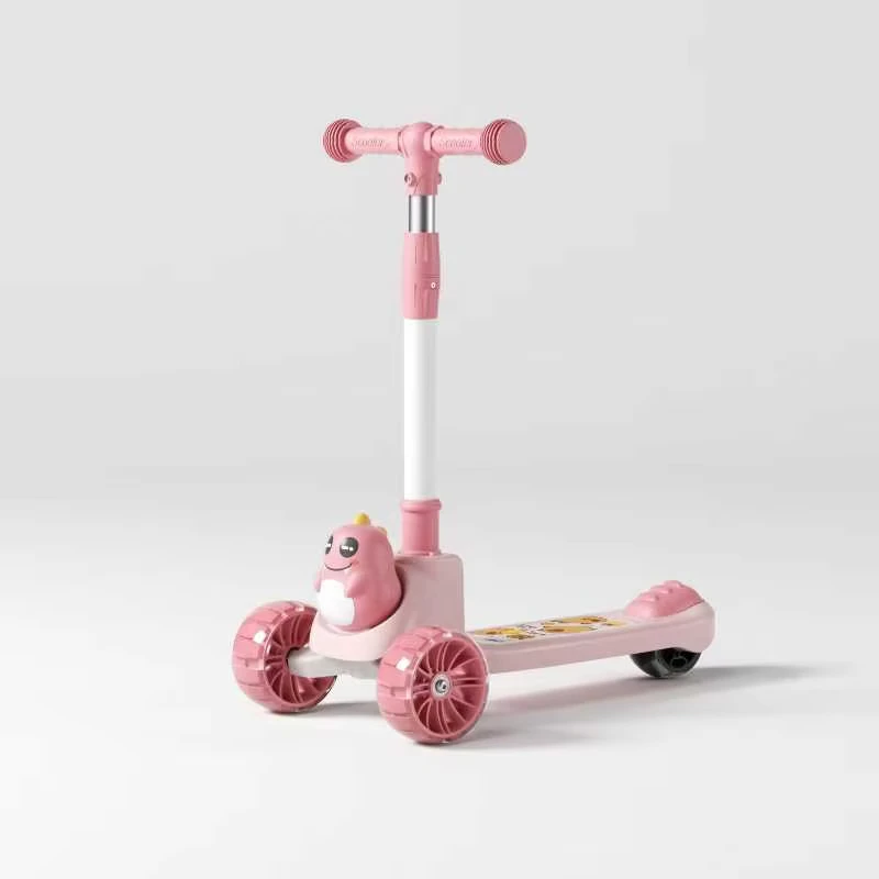 Oem Kids Scooter Three Wheels Kick Kids Scooter Foldable And Light Emitting Children's Scooter