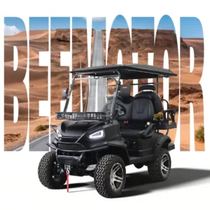 Offroad Tire Electric 4 Seater Low Speed Buggy Golf Cart CE Approved 48V Lead Acid Battery
