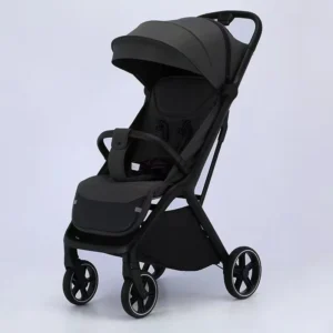 One Click Folding Baby Stroller 4 Wheels Adjustable Backrest Baby Stroller