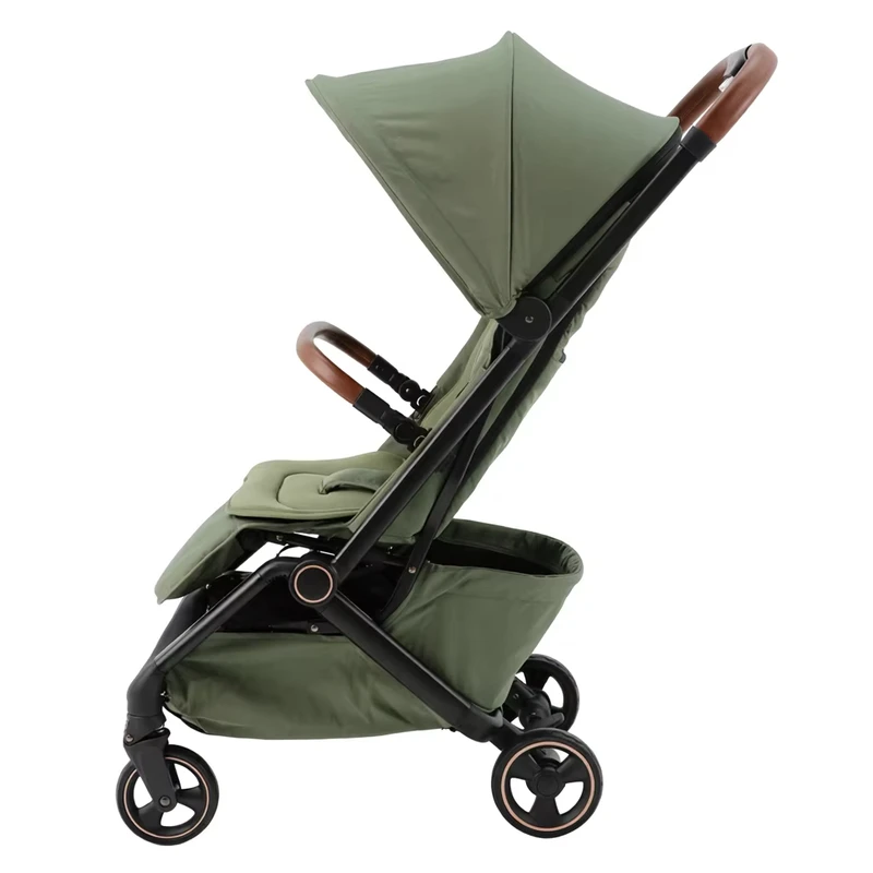 One Hand Fold Aluminum Alloy Fabric Lightweight Travel Stroller for Infants Toddlers & New Babies (0 3 Years) Abon BS6020