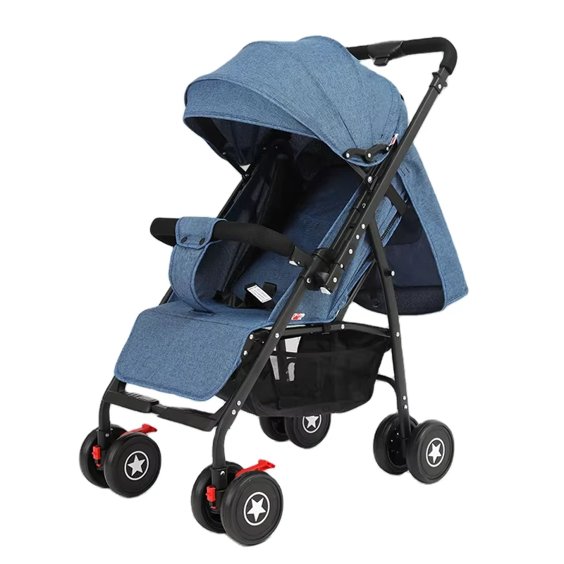 One Hand Fold Lightweight Stroller Travel Stroller Toddler Stroller Newborn Infant Stroller