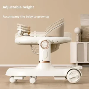 One Year Old Baby Walker Carefully Selected Multi Functional 7-18 Months Old Children’s Stroller Plastic Frame Material