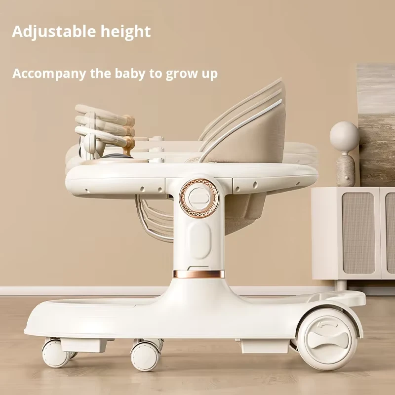 One Year Old Baby Walker Carefully Selected Multi Functional 7-18 Months Old Children's Stroller Plastic Frame Material