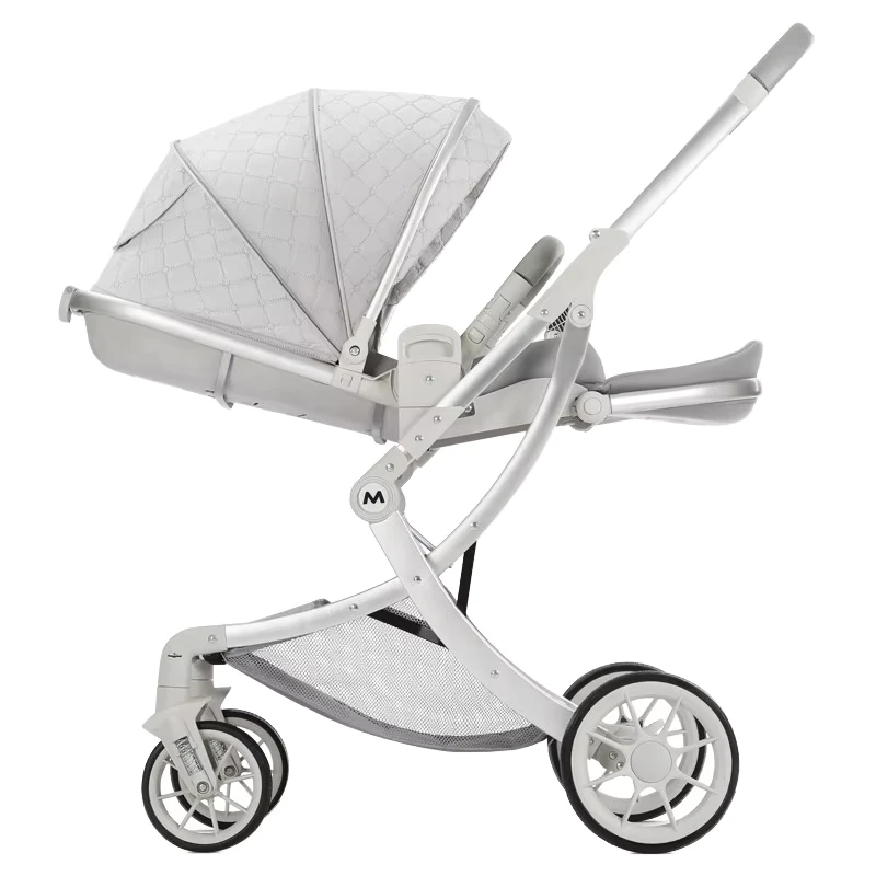 One hand Folding Compact Size Lightweight Baby Stroller with Egg Shell Backrest for Outdoor Travel Factory Price