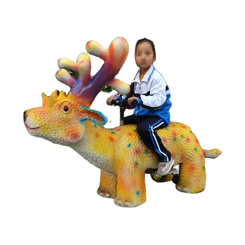 Other Amusement Park Products Animatronic Dinosaur Electric Ride on Car for Kids