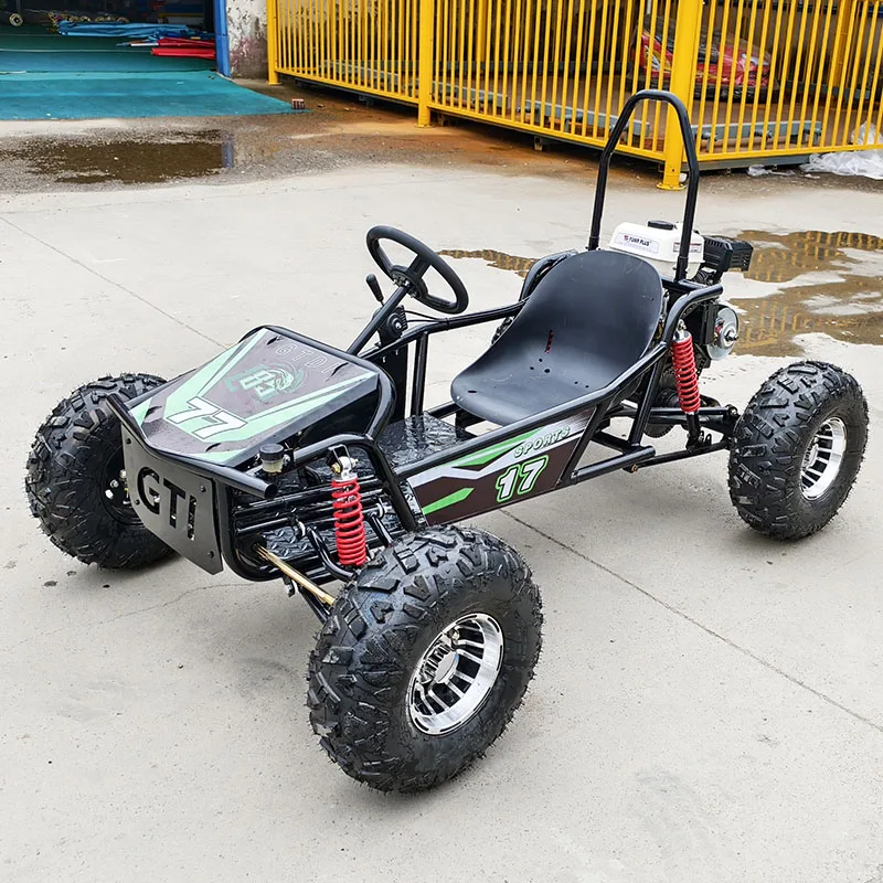 Outdoor 212cc 4 Stroke Gas Pedal Go Kart Backyard Track Racing Adventure Fast Ride Adult 70km h