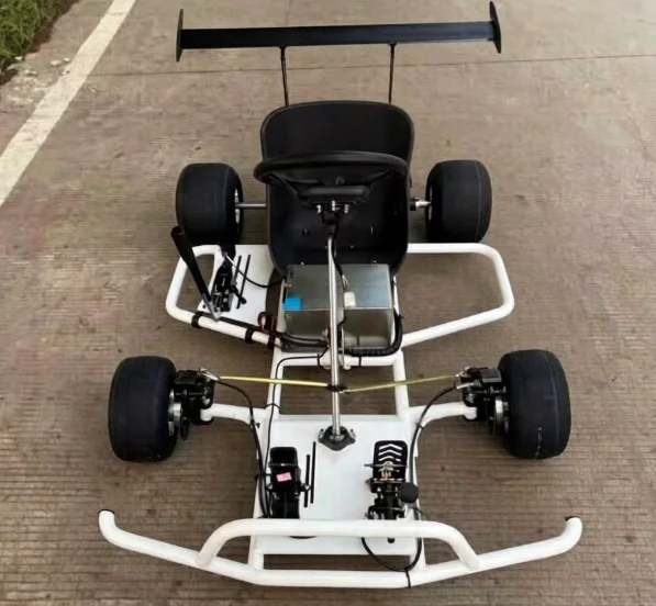 Outdoor Adult Electric Go Kart 72V Multiple Power Drift Karting Built-in Speedometer and E Hand Front Brake