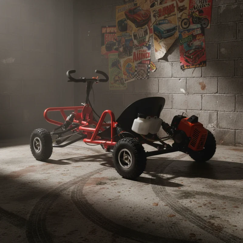 Outdoor All Terrain Drift Carts for Adults 2 Stroke Shaft Drive Off Road Buggy Four-Wheel Gasoline Beach Buggy Go Karts