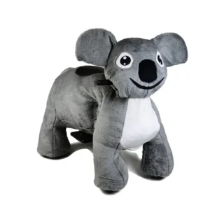 Outdoor Amusement Park Animatronic Walking Animal Ride On Scooter Coin Operated Made of Durable Plush Material