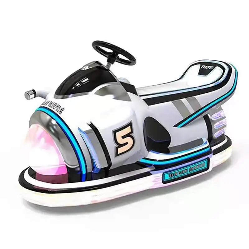 Outdoor Amusement Park Kiddie Rides Electric Motorcycles Ride on Battery Operate Light up Bumper Cars Kids Amusement Rides