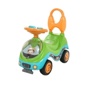 Outdoor Baby Walker Plastic Kids Ride on Push and Pedal Car Toy with Music