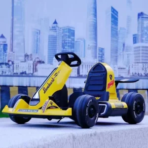 Factory Direct Low Price Early Education Electric Powered Kids Go Kart with Plastic Material 4 Stroke Engine 12km h Speed