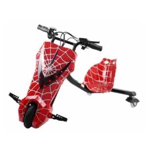 Outdoor Electric Brushless Lithium Battery Tricycle for Kids 6-12 Years Aluminum Alloy Drift Ride Car Speed Limiter Waterproof