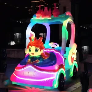 Outdoor Indoor Luminous Electric Kids Ride on Cars for Play Ground With Remote Control Amusement Equipment