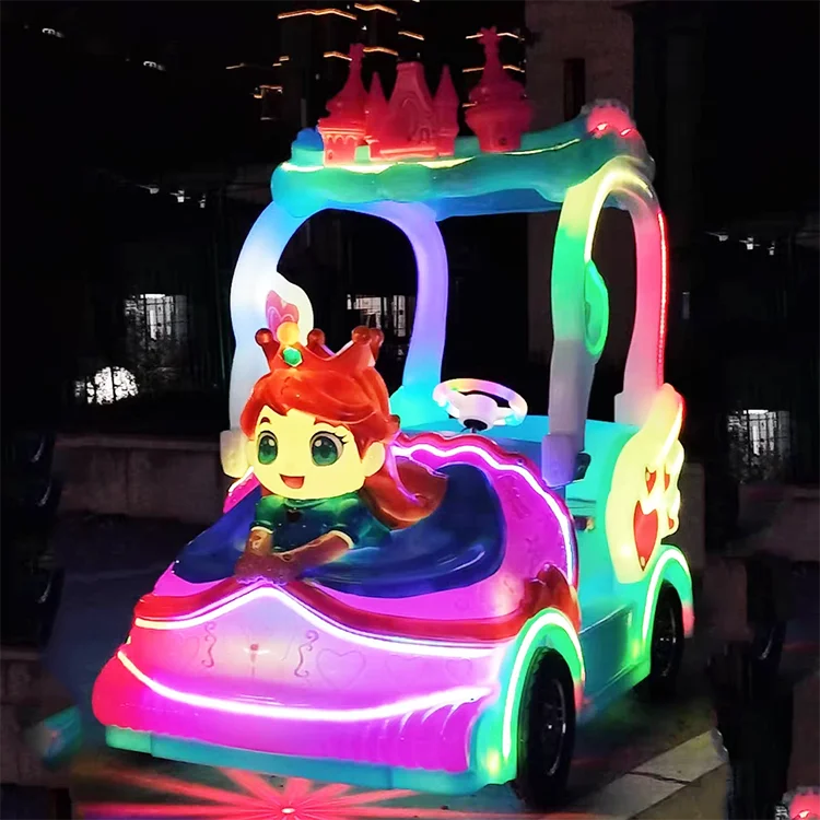 Outdoor Indoor Luminous Electric Kids Ride on Cars for Play Ground With Remote Control Amusement Equipment