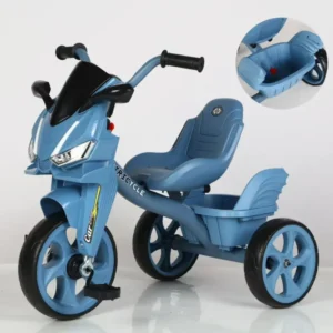 Outdoor Indoor Play Toys for Children 2 5 Years Kids Pedal Car Tricycle with LED Headlights and Storage Basket