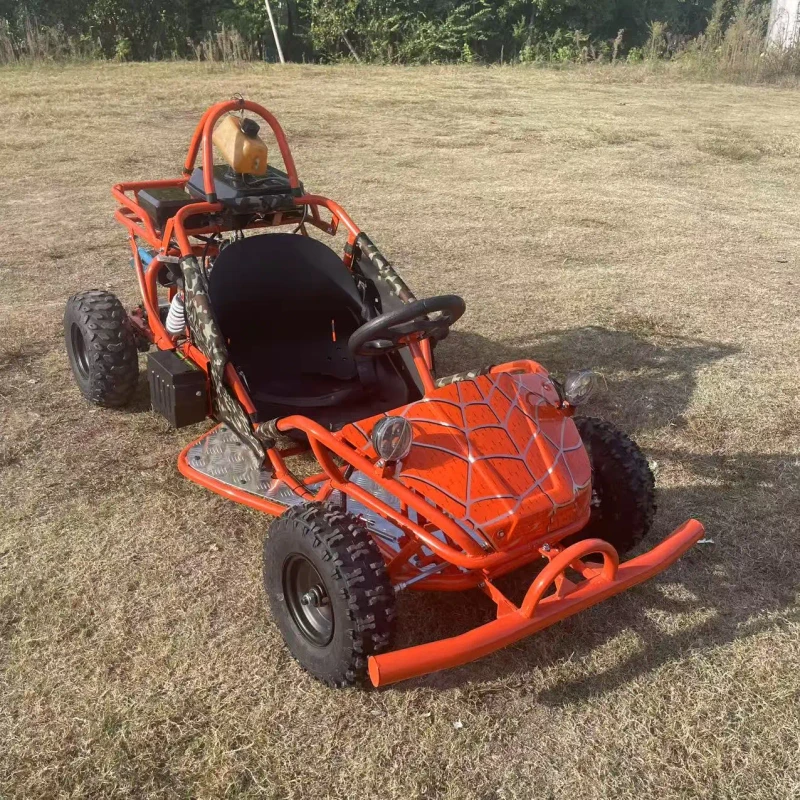 Outdoor Karts 125cc Gasoline Powered Go Kart Off Road High Capacity Go Kart