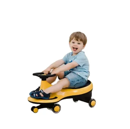 Outdoor Kids Balance 4 Wheels Ride on Car No Battery Creative Design Children Foot to Floor Twister Swing Toy Car