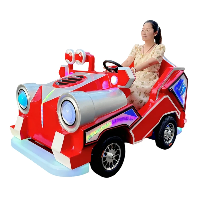 Outdoor Kids Electric Car for Parks 24V Amusement Park Ride on Car Manufacturer Direct Parent Child Bumper Cars for Rent
