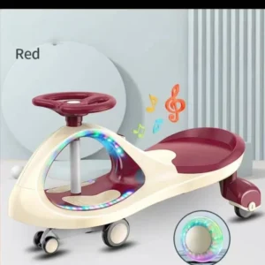 Outdoor Kids Swing Car Twist Plastic 1-6 Years Children’s Sliding Car Plastic Baby Ride-on Car With Light and Music