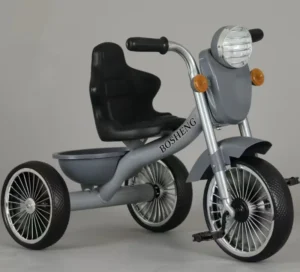 Outdoor Kids Tricycle 3 Wheels with Lamp Plastic Frame for Children