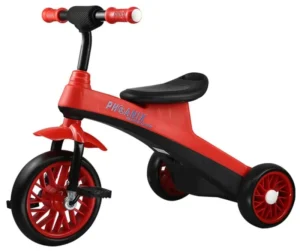 Outdoor Kids Tricycle Trike Children’s Bicycle Stroller for 2 7 Years With EVA Wheels