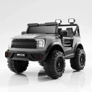 Outdoor Plastic Kids Electric Ride On Car 12V Battery APP Remote Control Multi light System 4 Wheel Suspension Safety Features
