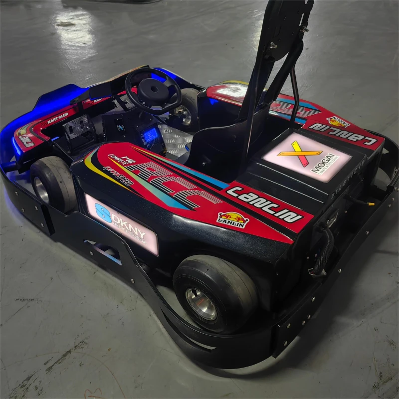 Outdoor Racing Electric Go Kart Amusement Park Equipment Single Chain Drive for Adults