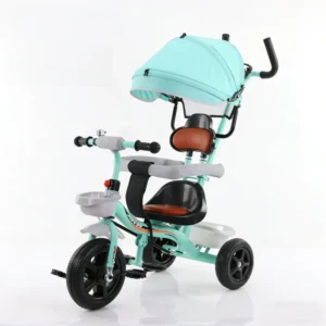 Outdoor Toys Export Tricycle Children’s Toy Car with Umbrella Parent-Child Cart at Brand Metal