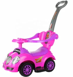 PP Plastic Kids Slide Car Baby Twist Push Car with Music Light