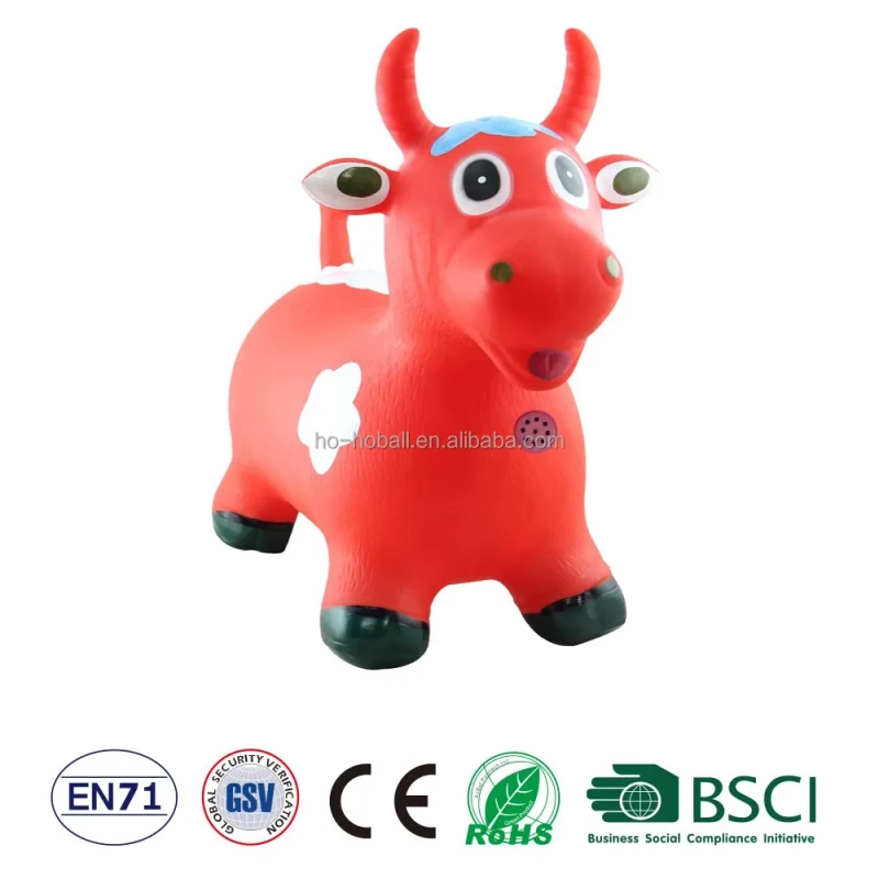PVC Inflatable Jumping Animal Toy for Kids