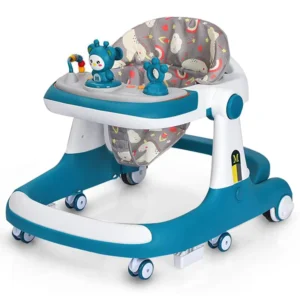 Para Bebes Folding Baby Walker Sit To Stand Learning Walker Kids Multifunctional Baby Push Walker 4 in 1
