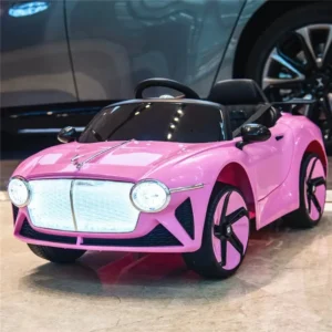 Parental Control Schock Absorption Girls Pink Electric Car Ride on Car Kids Ride on Toy for Children