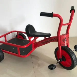 Pedal Children’s Cargo Vehicle Single Speed Tricycle Bicycle Steel Wheels Riding Toys Kid’s Tricycle for Toddlers