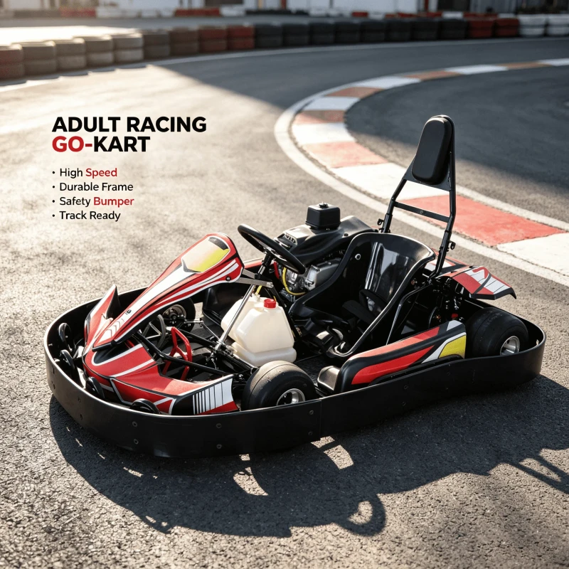 Petrol Gocart 4 Stroke Go Kart Park Equipment Adults Racing Go Karts for Indoor and Outdoor