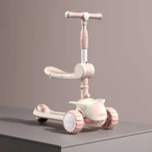 Pink 3 Wheel Push Car Kids Slide Car Kid Scooter Big Wheels Child Kick Children Ride on Toys Kid Push Scooter