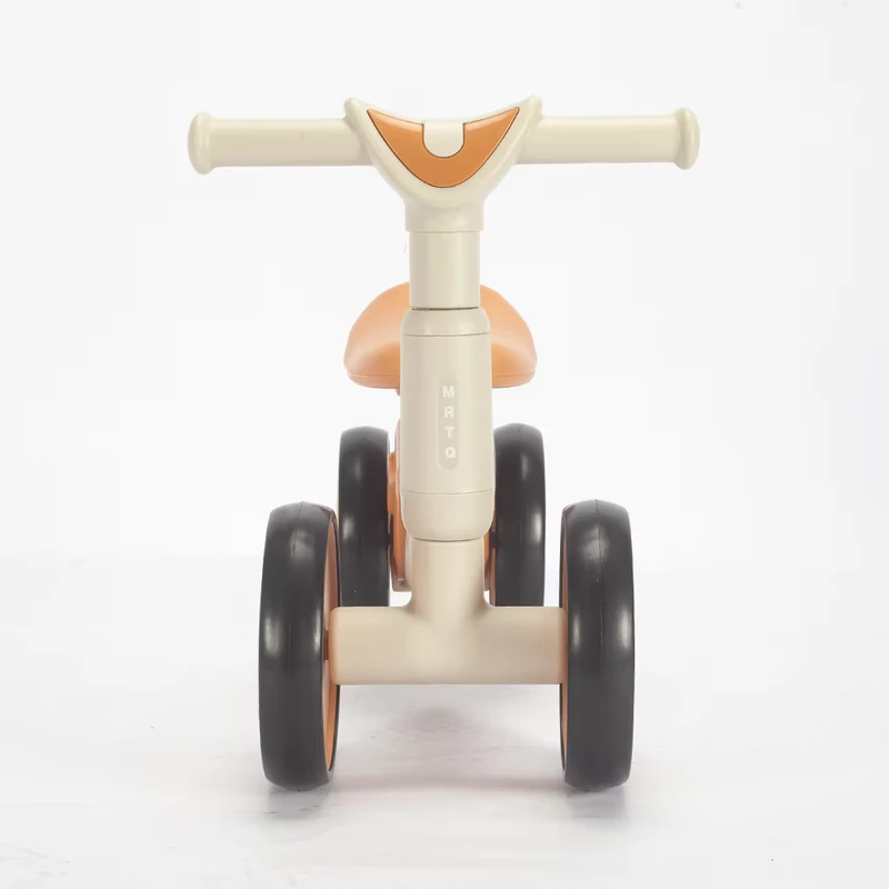 Plastic 4 in 1 Balance Bike for Children 1 3 Years Old Soft Seat Safety Four Wheel Scooter Tip Proof Certified