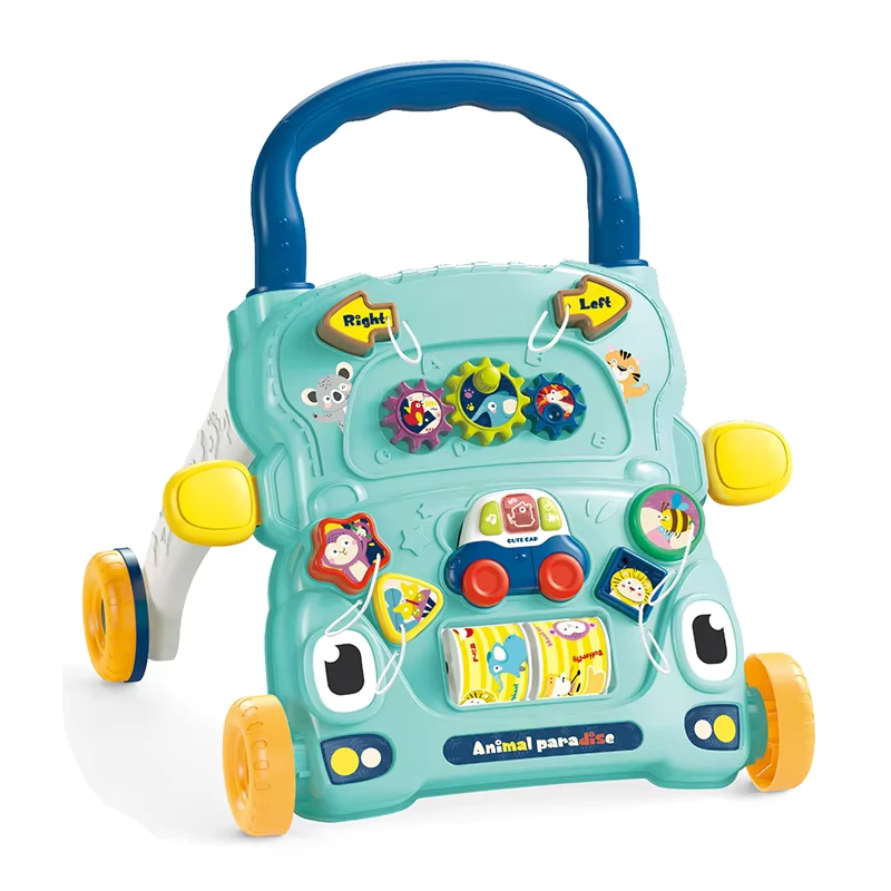 Plastic B O Educational Kids Cartoon Baby Walker for Boy with Music